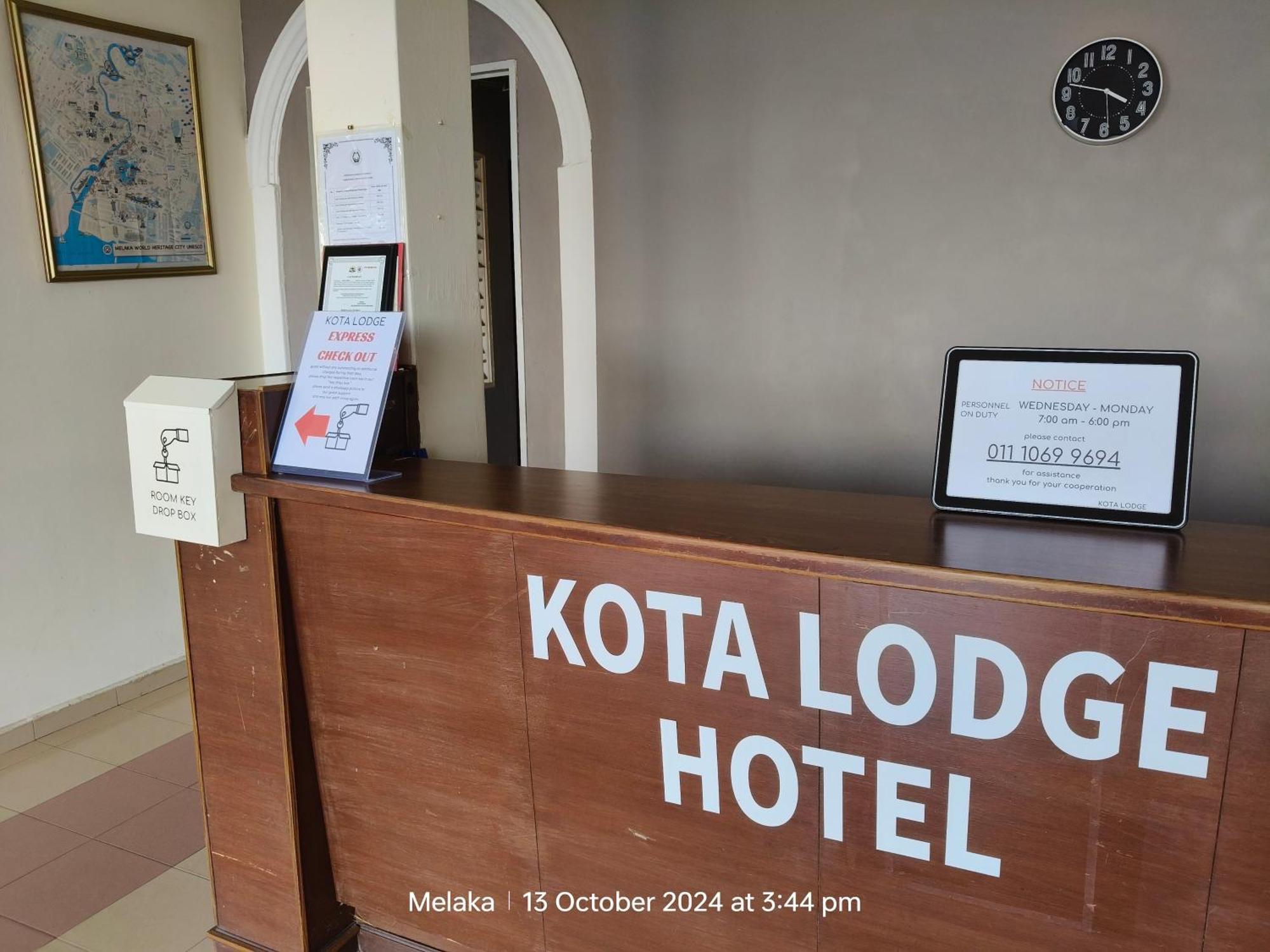 Kota Lodge Guest House Malakka Dış mekan fotoğraf